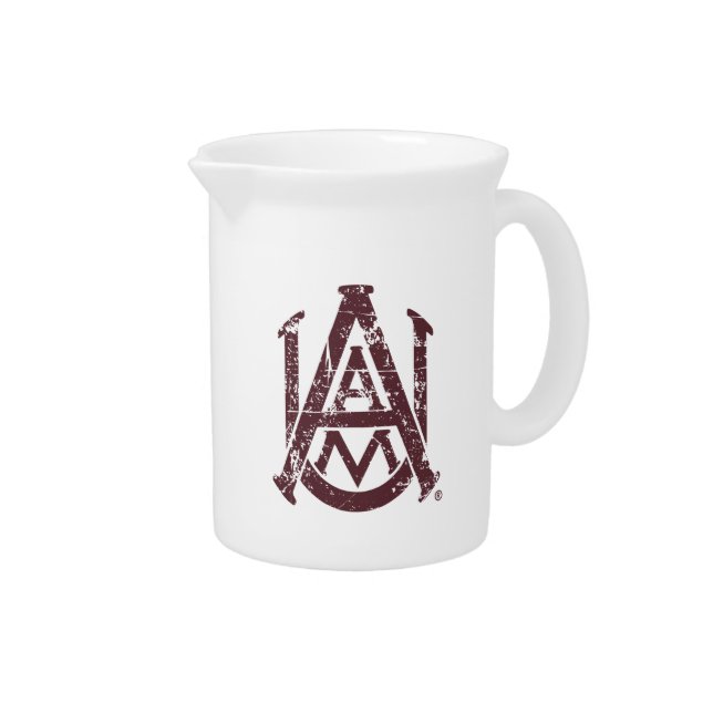 Alabama A&M University Logo Distressed Beverage Pitcher (Right)