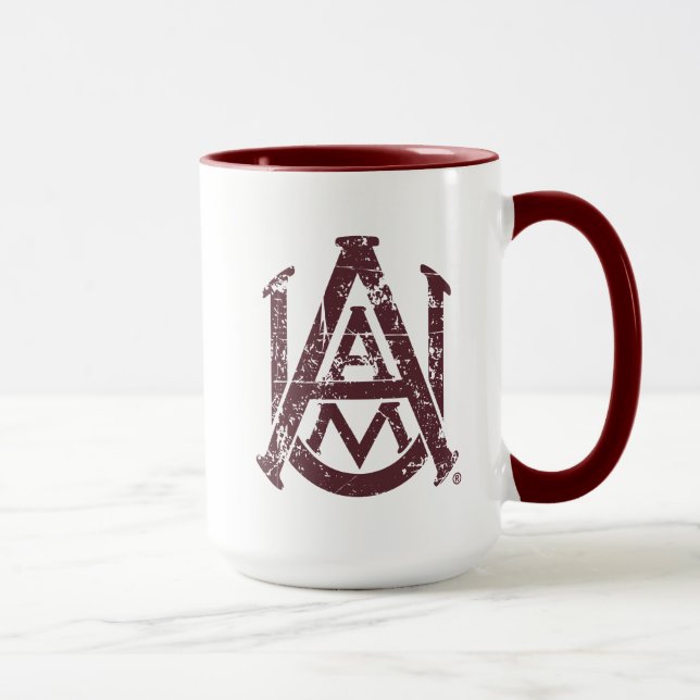 Alabama A&M University Logo Distressed Mug (Right)