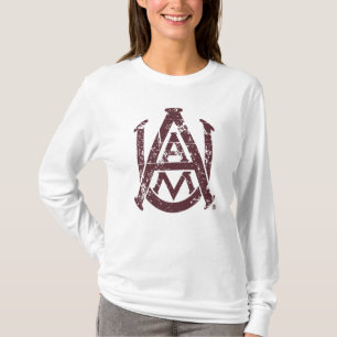 Alabama A&M University Logo Distressed T-Shirt