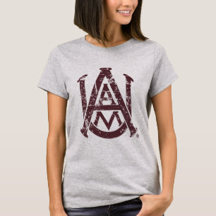 Alabama A&M University Logo Distressed T-Shirt