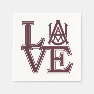 Alabama A&M University Love Napkins
