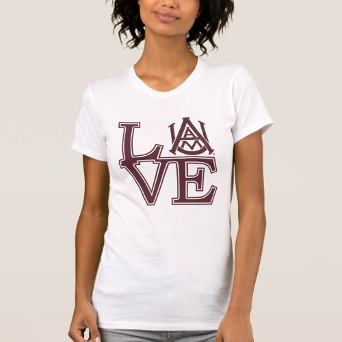 Alabama AM University Love T_Shirt