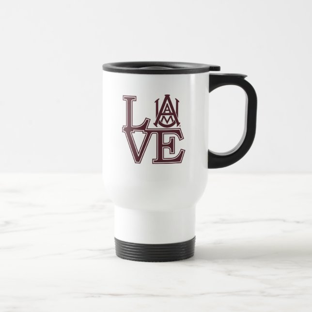 Alabama A&M University Love Travel Mug (Right)