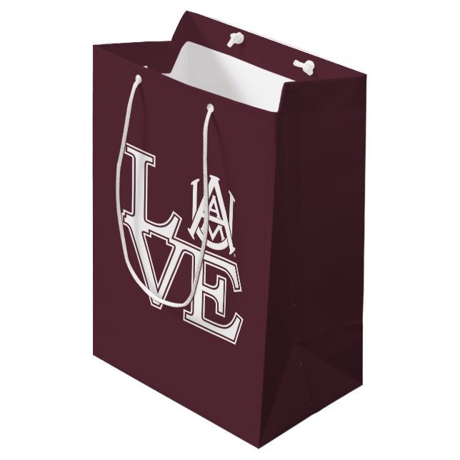 Alabama A&M University Medium Gift Bag (Front Angled)
