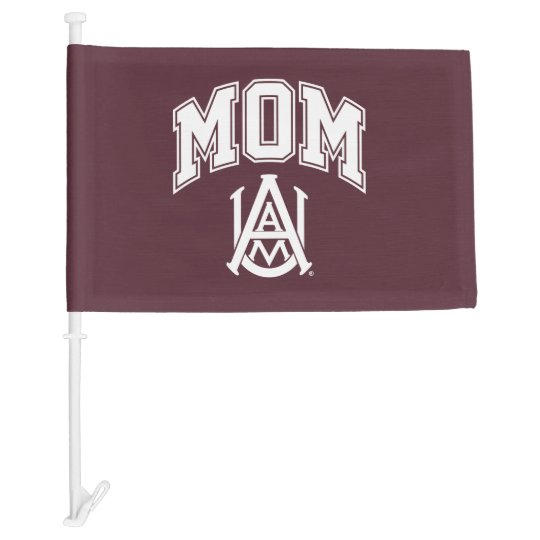 Alabama A M University Mom Car Flag Zazzle Com