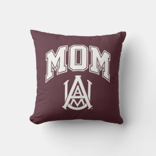 Alabama A&M University Mom Throw Pillow