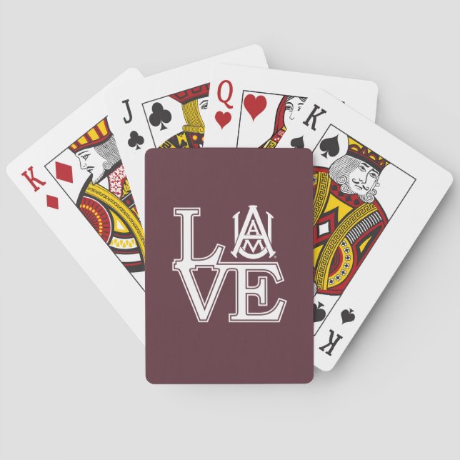Alabama A&M University Poker Cards (Back)