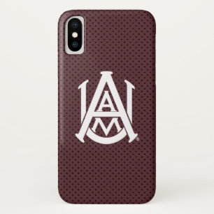Alabama A&M University Polka Dot iPhone X Case