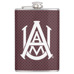 Alabama A&M University Polka Dot Flask
