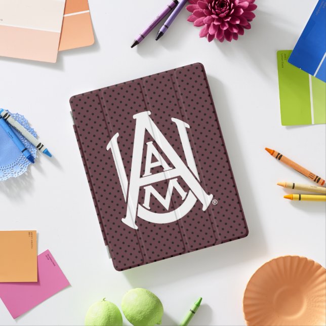 Alabama A&M University Polka Dot iPad Smart Cover (In Situ)