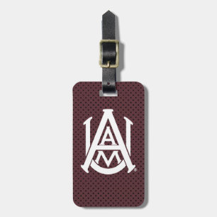 Alabama A&M University Polka Dot Luggage Tag