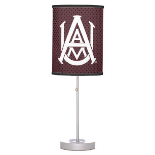 Alabama A&M University Polka Dot Table Lamp