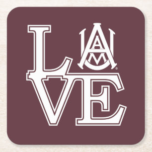 Alabama A&M University Square Paper Coaster