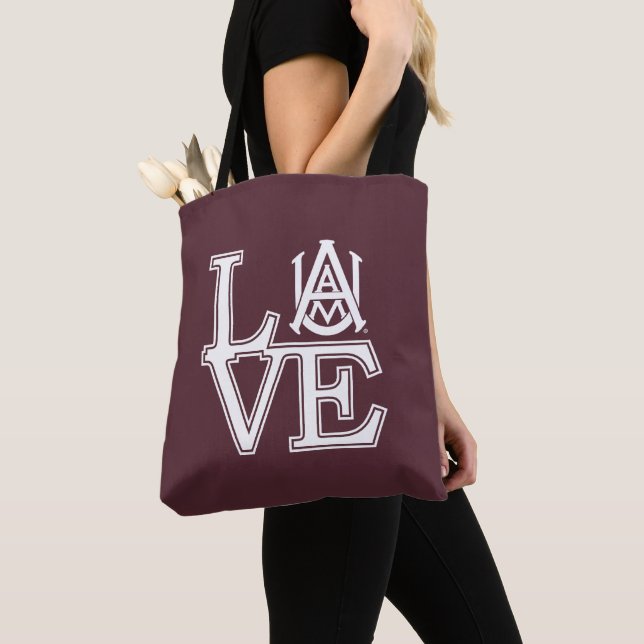 Alabama A&M University Tote Bag (Close Up)