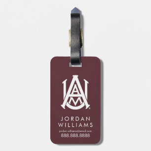 Alabama A&M University Watermark Luggage Tag