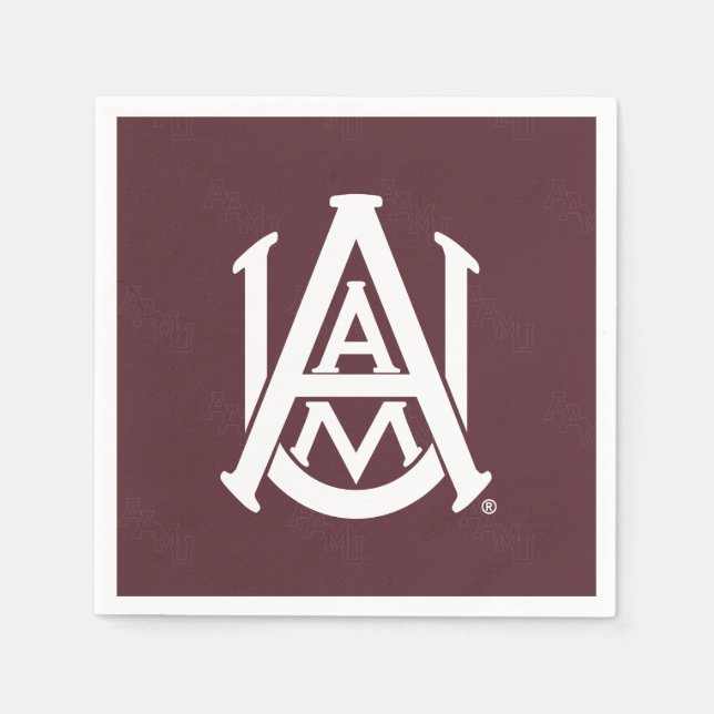 Alabama A&M University Watermark Napkins (Front)