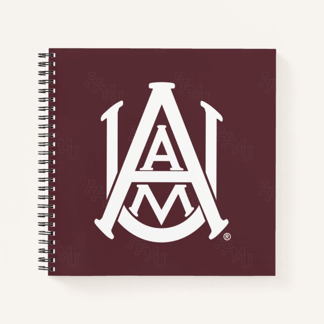 Alabama A&M University Watermark Notebook (Front)