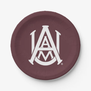Alabama A&M University Watermark Paper Plates