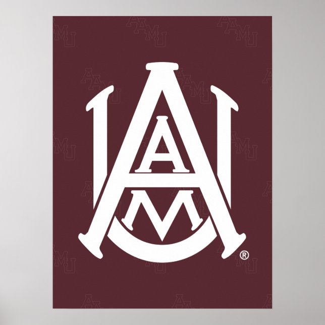 Alabama A&M University Watermark Poster (Front)