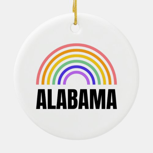 Alabama _ Alabama Football _ I love Alabama Ceramic Ornament
