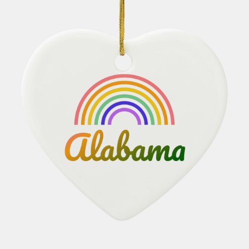 Alabama _ Alabama Football _ I love Alabama Ceramic Ornament