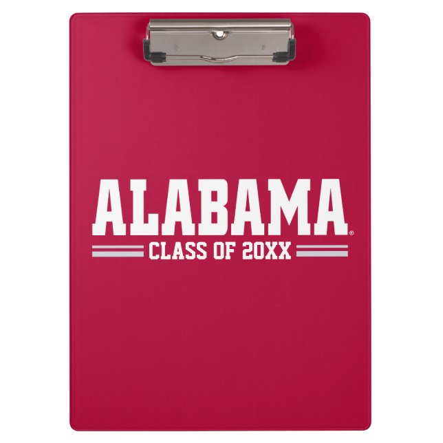 Alabama Alumni Class Year Clipboard (Front)
