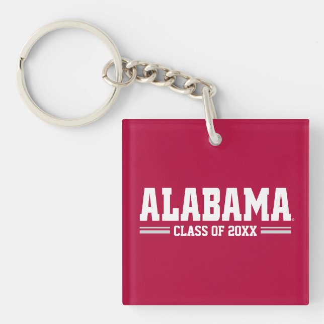 Alabama Alumni Class Year Keychain (Front)