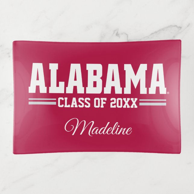 Alabama Alumni Class Year Trinket Tray (Front)