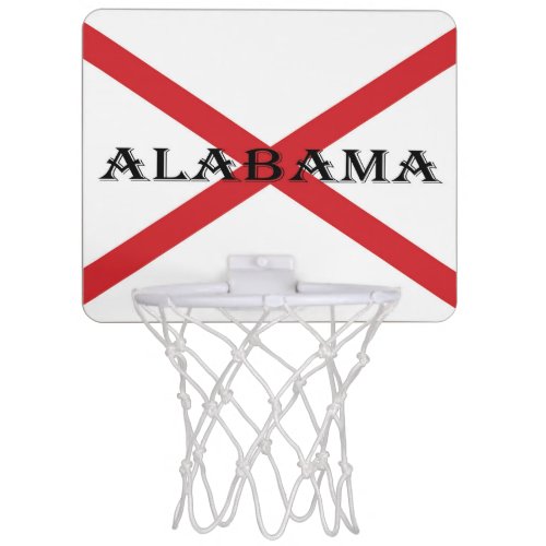 Alabama and Flag bgcn Mini Basketball Hoop