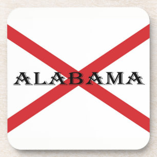 Alabama and Flag coastercnt Beverage Coaster
