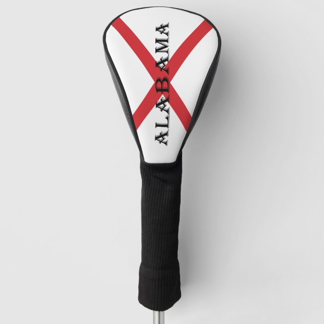 Alabama and Flag dccnt Golf Head Cover (Front)