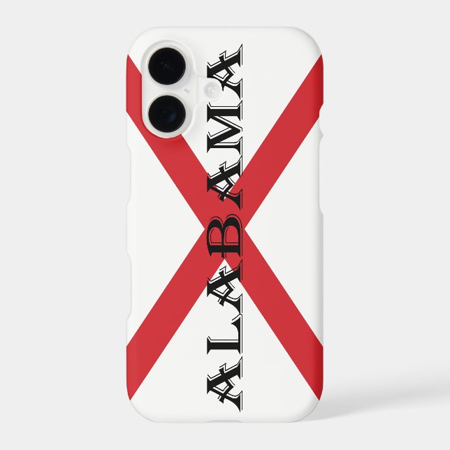 Alabama and Flag iphcnt Iphone Case (Back)