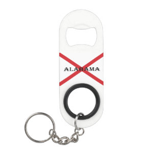 Alabama and Flag kccn Keychain Bottle Opener
