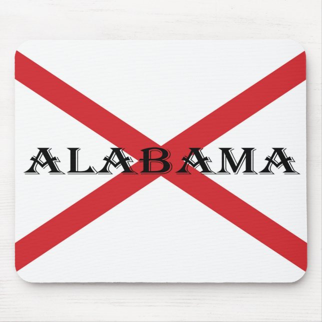Alabama and Flag mpcnt Mouse Pad (Front)