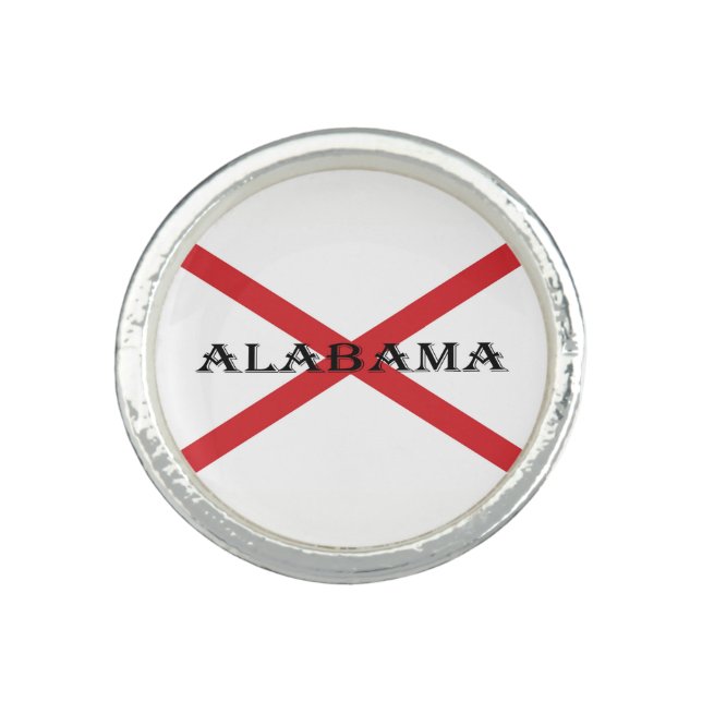 Alabama and Flag ricnt Ring (Front)
