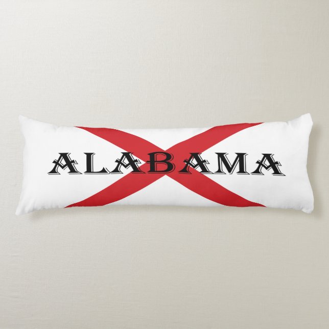 Alabama and Flag tpcnt Body Pillow (Front)