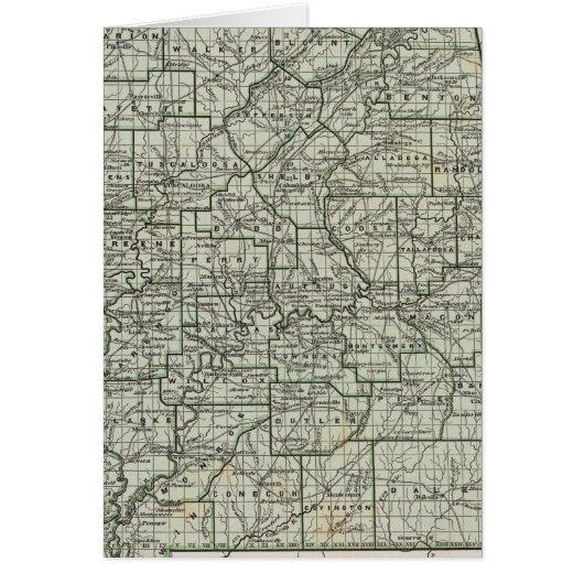 Alabama Atlas Map (Front)