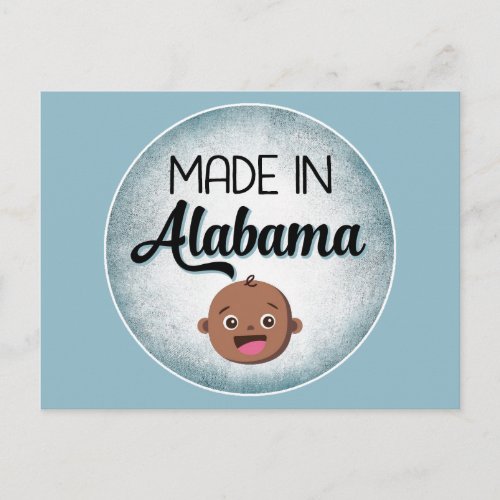Alabama Birth Announcement Postcards – Cute & Funny Baby