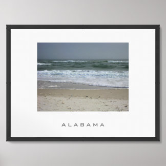 Alabama Beach Travel Poster