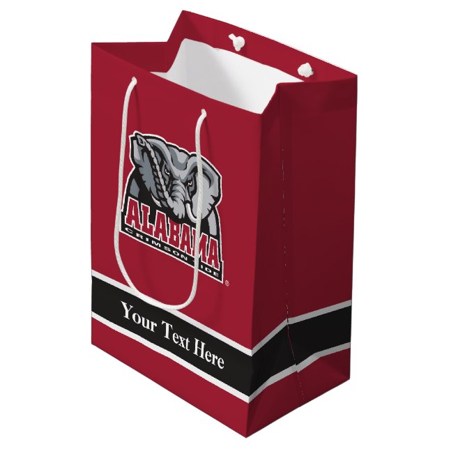 Alabama Big Al  - Medium Gift Bag (Front Angled)