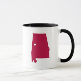 Alabama Crimson Tide Circle Coffee Mug