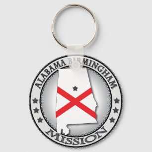 Alabama Birmingham LDS Mission Gifts Keychain