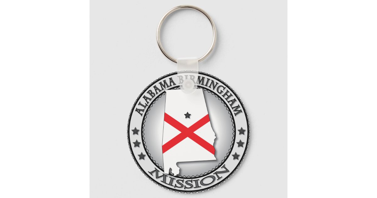 Mission Key Chain Alabama Birmingham LDS Mission Gifts Keychain | Zazzle