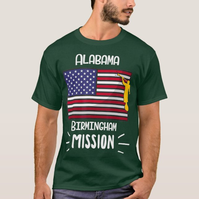 Alabama Birmingham Mormon LDS Mission Missionary T-Shirt (Front)