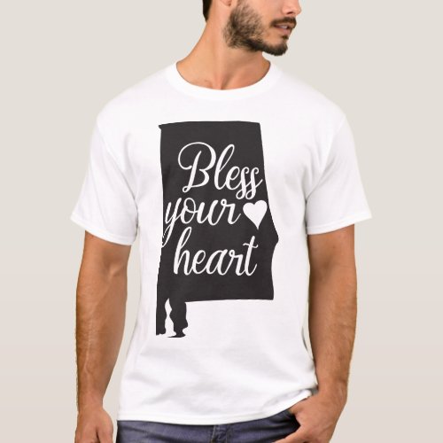 Alabama Bless Your Heart Tshirt