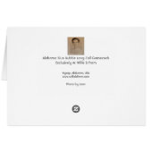 Alabama Blue Rubble Long-Tail Gamecock Cards (Back Horizontal)