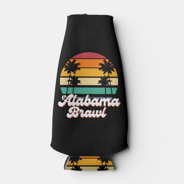 Alabama Brawl  Bottle Cooler (Front)