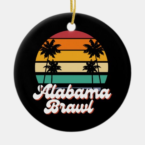 Alabama Brawl  Ceramic Ornament