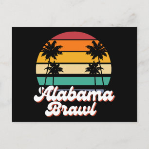 Alabama Brawl Holiday Postcard