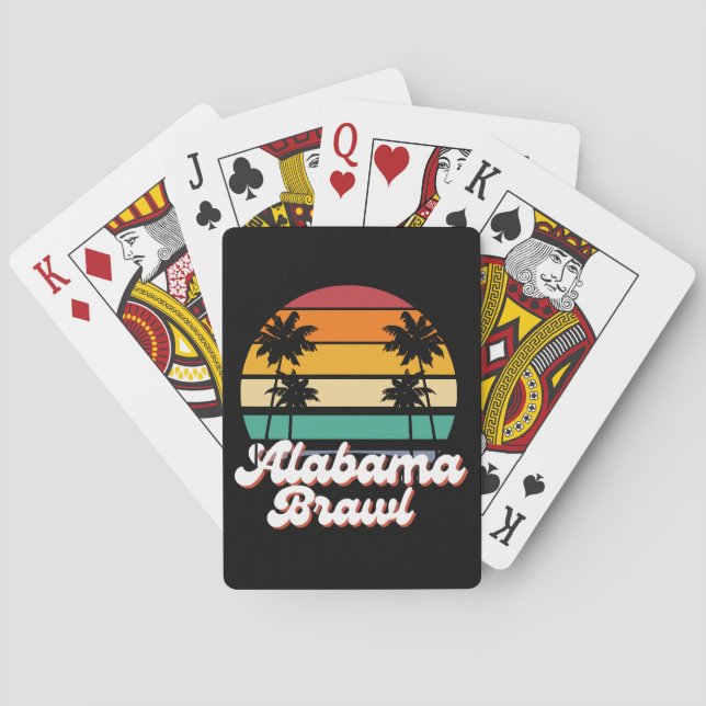 Alabama Brawl  Poker Cards (Back)